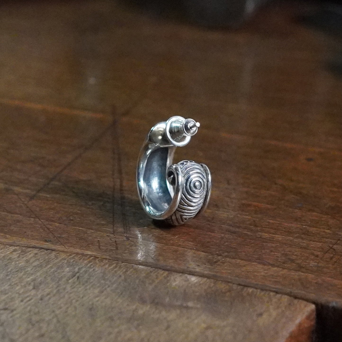 Krom- Large parallel earring