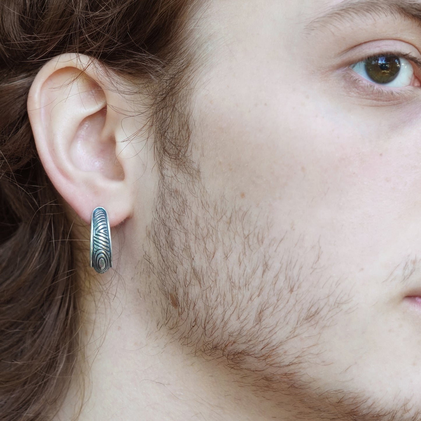Asbjorn - Large tapering earring