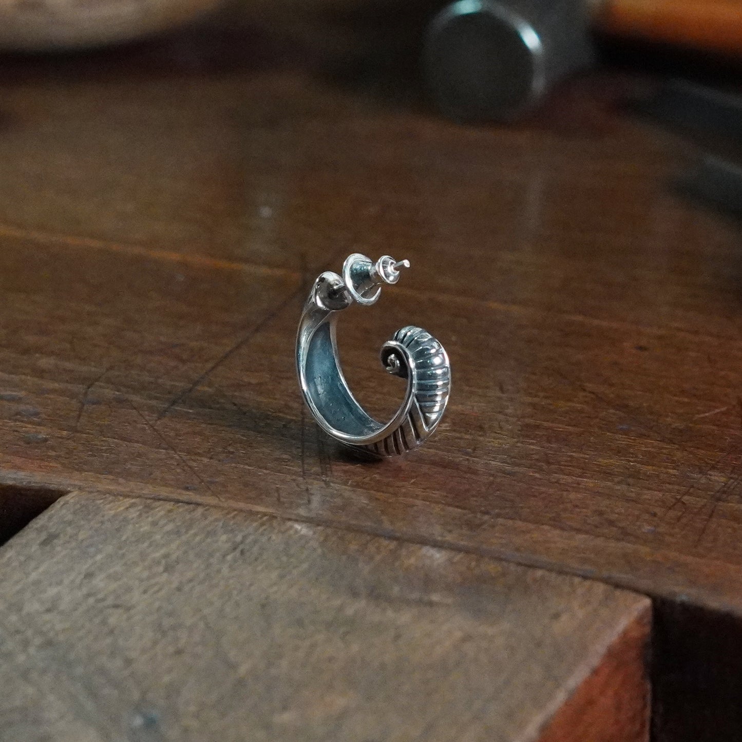 Asbjorn - Large tapering earring