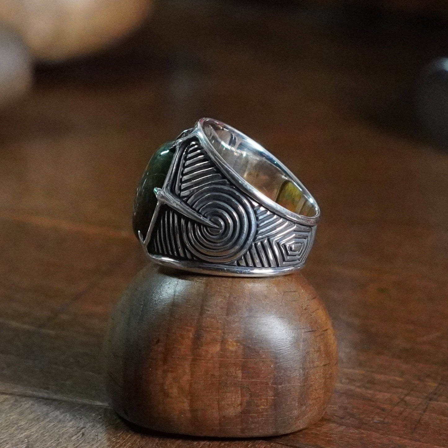 Mythic Ring - set with Chrysocolla