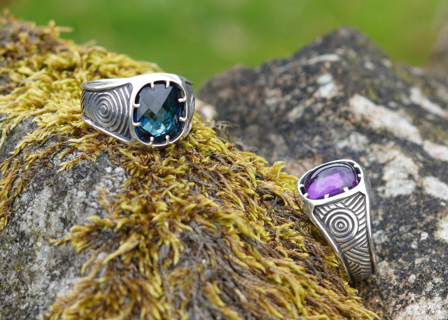 Gemstone rings