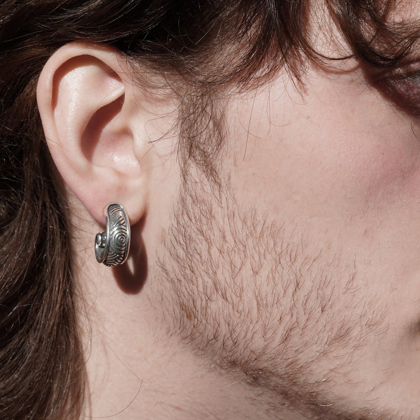 Krom- Large parallel earring