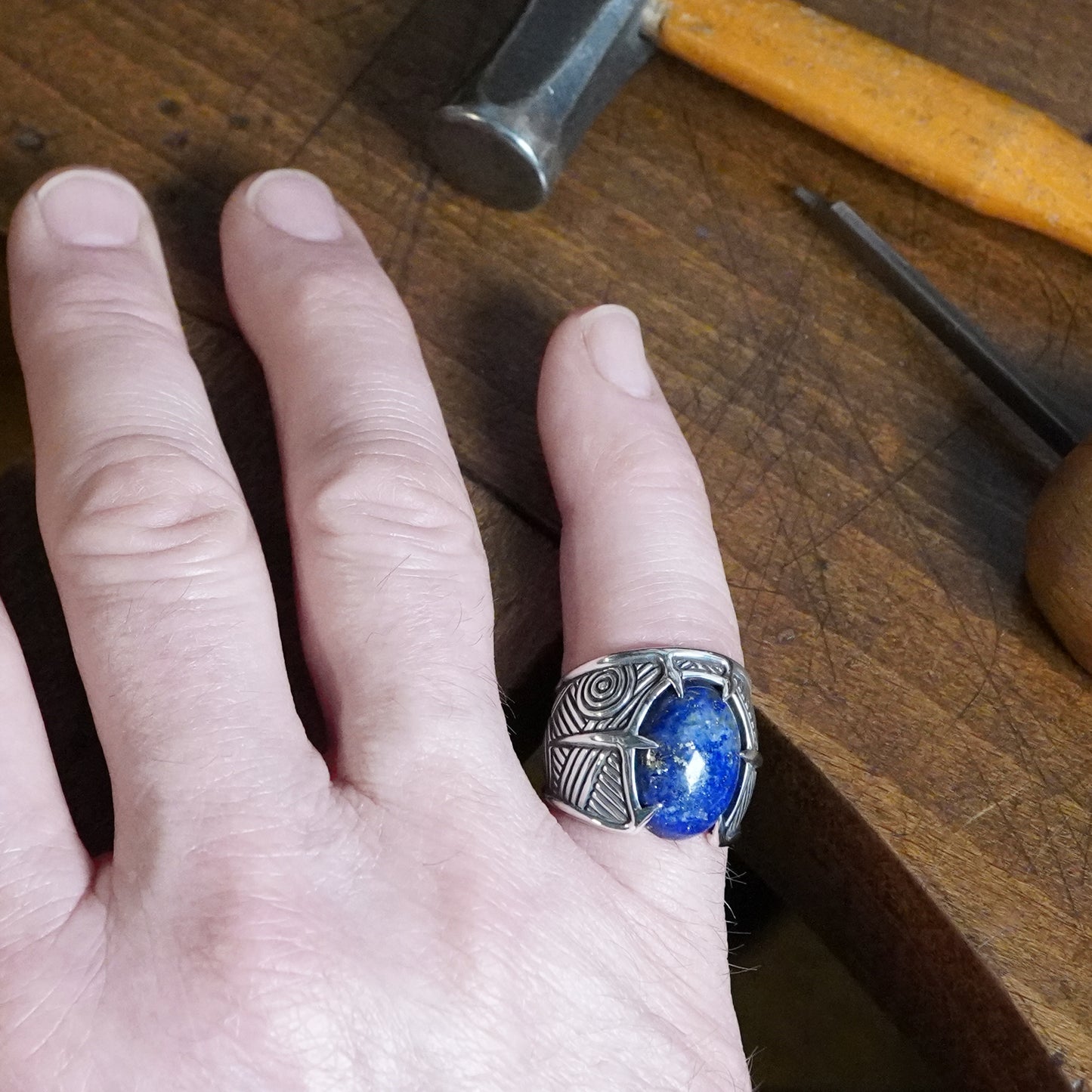 Mythic Ring - set with Lapis
