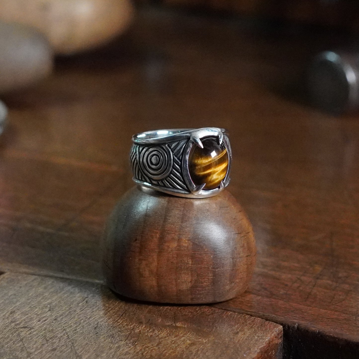 Craven Ring - set with Tigers Eye