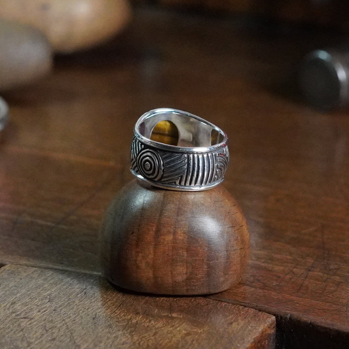 Craven Ring - set with Tigers Eye