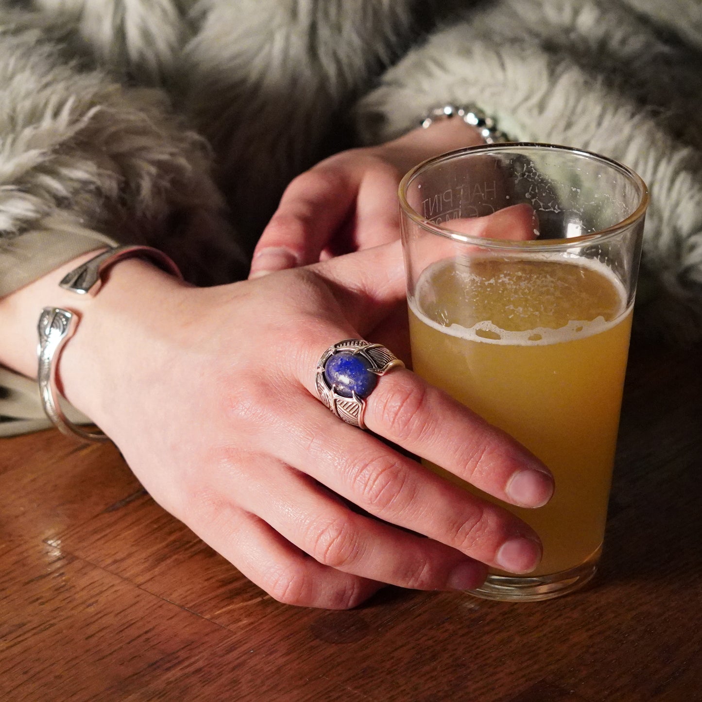 Mythic Ring - set with Lapis